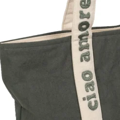 Fabrique de Styles Sacs Et Cabas*Sac ciao amore en coton émeraude - Vencia