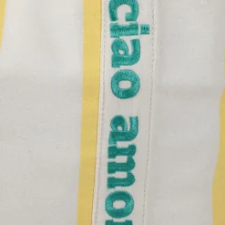 Fabrique de Styles Sacs Et Cabas*Sac isotherme en coton rayé jaune et blanc - Medi