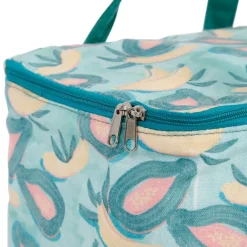 Fabrique de Styles Sacs*Sac isotherme en tissu vert et jaune - Patchuca