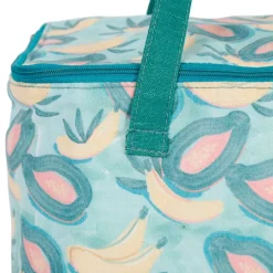 Fabrique de Styles Sacs*Sac isotherme en tissu vert et jaune - Patchuca