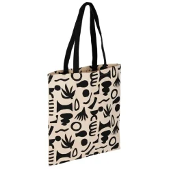 Fabrique de Styles Sacs Et Cabas*Sac tote bag en coton ecru et noir - Organic
