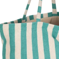 Fabrique de Styles Sacs Et Cabas*Sac tote bag en coton et polyester émeraude 55x40cm - Palma