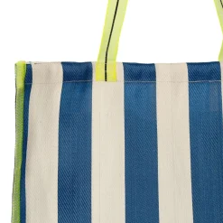 Fabrique de Styles Sacs Et Cabas*Sac tote bag rayé bleu, blanc et jaune - Palma