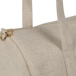 Fabrique de Styles Sacs Et Cabas*Sac week-end en en tissu et lin écru - Bowling