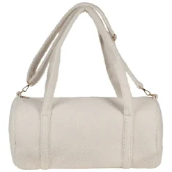 Fabrique de Styles Sacs Et Cabas*Sac weekend en tissu bouclette écru - Bowling