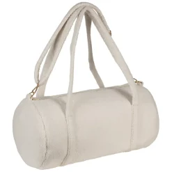 Fabrique de Styles Sacs Et Cabas*Sac weekend en tissu bouclette écru - Bowling