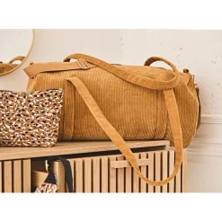 Fabrique de Styles Sacs Et Cabas*Sac weekend en tissu côtelé - Bowling