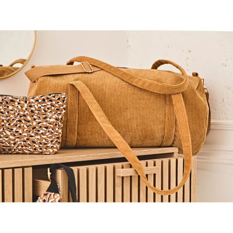 Fabrique de Styles Sacs Et Cabas*Sac weekend en tissu côtelé - Bowling