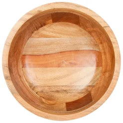 Fabrique de Styles Plats Et Saladiers*Saladier en acacia et résine - palmier