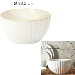 Fabrique de Styles Plats Et Saladiers*Saladier en céramique d23.6cm - Vlora