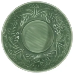 Fabrique de Styles Plats Et Saladiers*Saladier en fer (x2) ivoire et sauge d25cm - Floraly