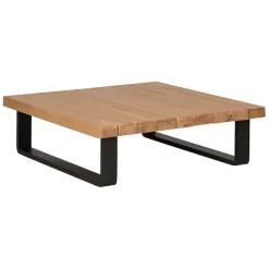 Enfant Fabrique de Styles Salons De Jardin|Jardin*Salon de jardin d'angle en bois 5 places beige - Feros