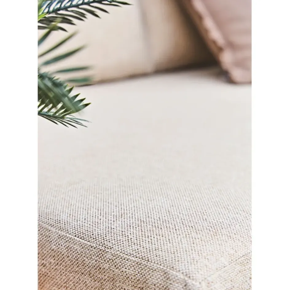 Enfant Fabrique de Styles Salons De Jardin|Jardin*Salon de jardin d'angle en bois 5 places beige - Feros