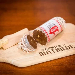 Fabrique de Styles Chocolats Et Confiseries*Saucisson chocolat au lait praline noisette