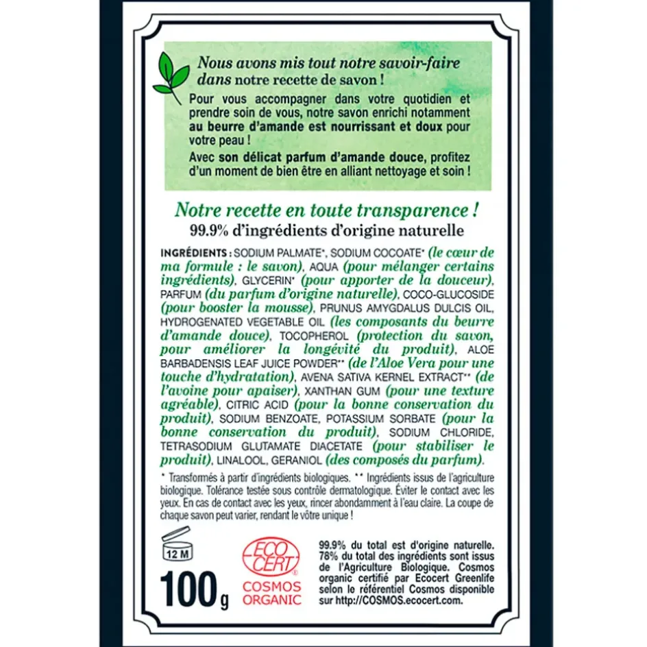 Fabrique de Styles Savon Solide*Savon solide amande douce - Cosmébio