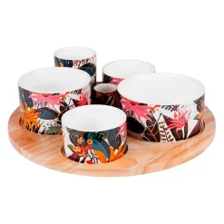 Fabrique de Styles Bols Et Coupelles*Service aperitif 6 pièces en porcelaine - Taiana