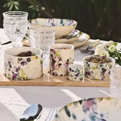 Fabrique de Styles Bols Et Coupelles*Service apéritif 4 pièces en céramique - Garden