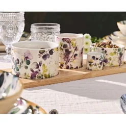 Fabrique de Styles Bols Et Coupelles*Service apéritif 4 pièces en céramique - Garden