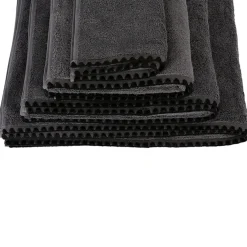 Fabrique de Styles Serviettes De Bain*Serviette de toilette invité en coton granit 30x50cm - Issey