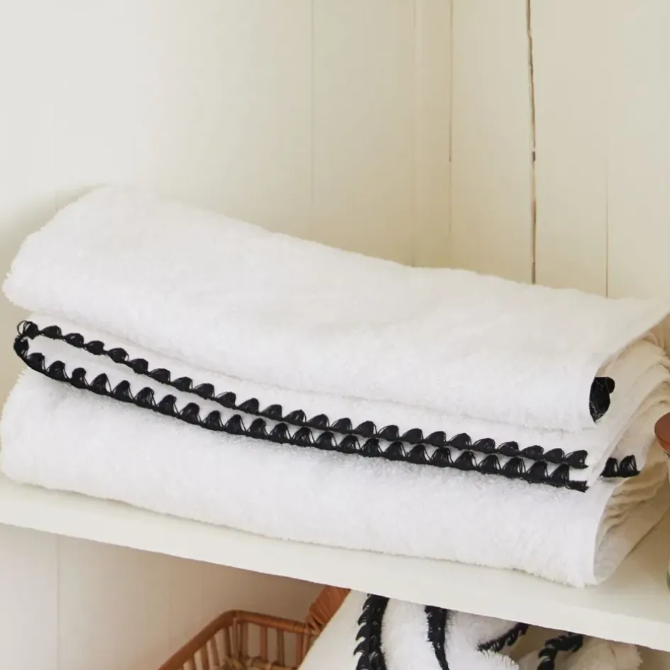 Fabrique de Styles Serviettes De Bain*Serviette de toilette issey 50x100cm en coton