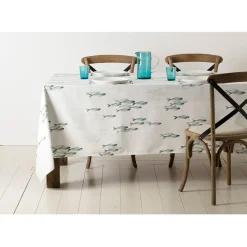Fabrique de Styles Serviettes De Table*Serviette riviere vert et blanc