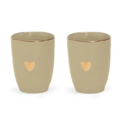 Fabrique de Styles Tasses Et Mugs*Set de 2 tasses en faïence 35cl - Matins Câlins