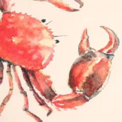 Fabrique de Styles Torchons, Tabliers Et Maniques*Set de 5 torchons crustace en coton