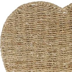 Fabrique de Styles Sets De Table*Set de table coeur en jonc de mer 37x38cm - Borneo