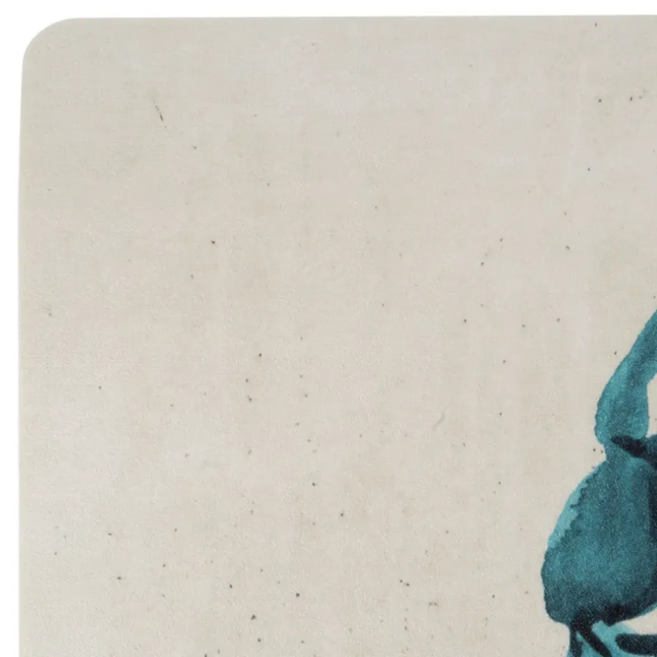 Fabrique de Styles Sets De Table*Set de table crabe en vinyle émeraude 30x45cm - Crabe