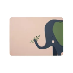 Fabrique de Styles Sets De Table*Set de table rectangle rose Emma l elephant 46x33cm - Kids