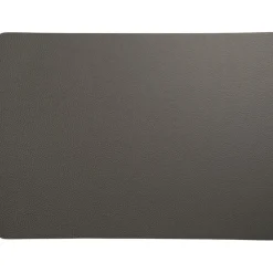 Fabrique de Styles Sets De Table*Set de table rectangle simili cuir gris 46x33cm - Optic