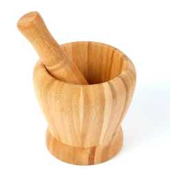 Fabrique de Styles Ustensibles De Cuisine*Set pilon et mortier en bambou