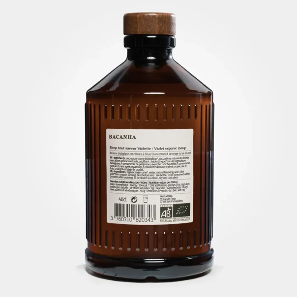 Fabrique de Styles Boissons Non Alcoolisés*Sirop Brut de Violette - 400 ml