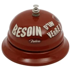 Fabrique de Styles Petits Objets Déco*Sonnette " liquide thérapie" en fer - Rugby