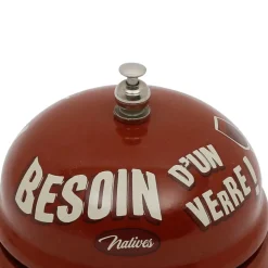 Fabrique de Styles Petits Objets Déco*Sonnette " liquide thérapie" en fer - Rugby