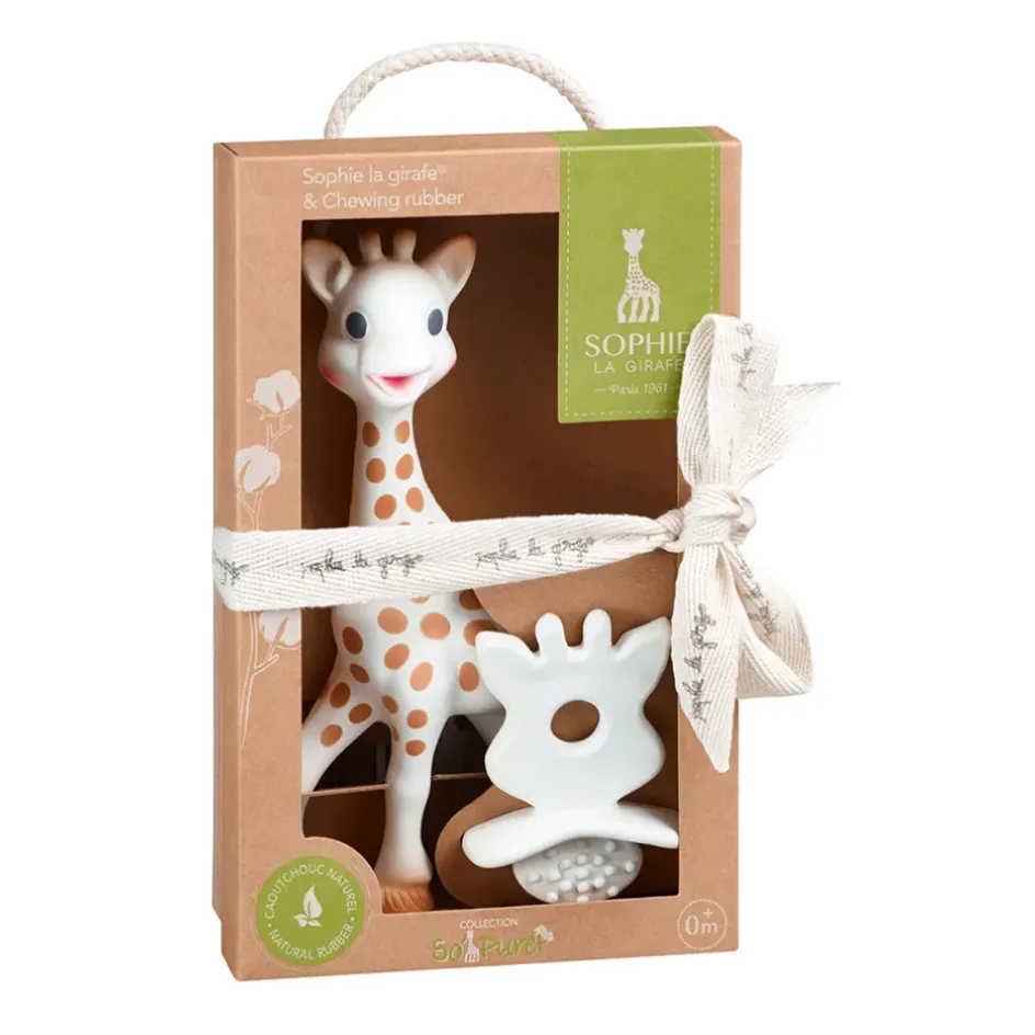 Enfant Fabrique de Styles Jouets*Sophie la girafe et sucette de dentition chewing rubber so'pure - Sophie la girafe