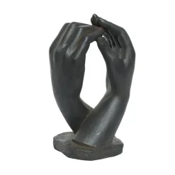 Enfant Fabrique de Styles Déco, Accessoires Et Rangements|Jardin*Statue d'extérieur mains noir h64cm
