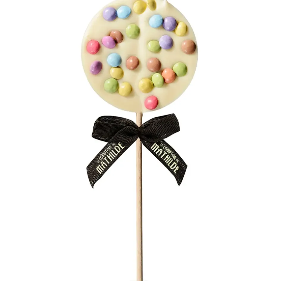 Fabrique de Styles Chocolats Et Confiseries*Sucette chocolat blanc surp party 50g