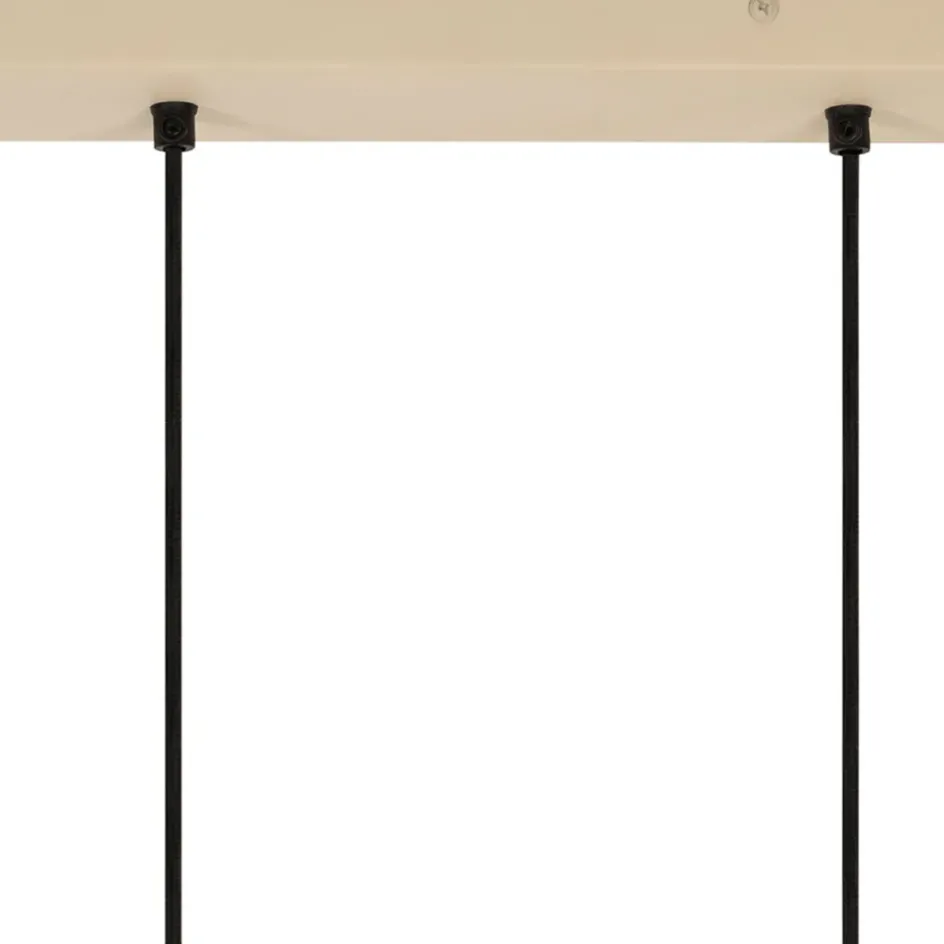 Fabrique de Styles Suspensions*Suspension 3 lampes en fer et manguier L66cm - Ferese
