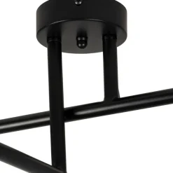 Fabrique de Styles Suspensions*Suspension 4 lumières en fer et verre h36cm - Ardecor