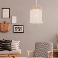 Fabrique de Styles Suspensions*Suspension en bambou d35cm - hikari