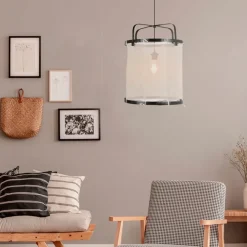 Fabrique de Styles Suspensions*Suspension en bambou d35cm - hikari