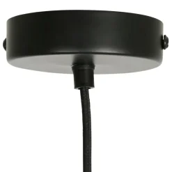 Fabrique de Styles Suspensions*Suspension en fer d30xh36cm noir et écru - Arty