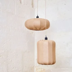 Fabrique de Styles Suspensions*Suspension en jute et fer non électrifiée d32xh42cm - Chaumière