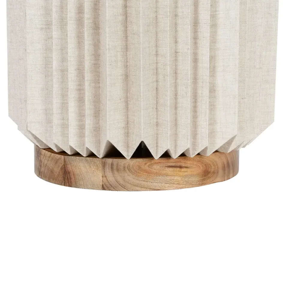 Fabrique de Styles Lampes À Poser*Suspension en papier et lin d56xh20cm - Fontelo