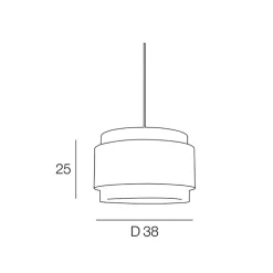 Fabrique de Styles Suspensions*Suspension en raphia et coton d38cm pyla - milo