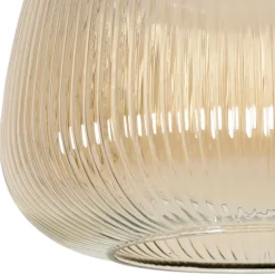 Fabrique de Styles Suspensions*Suspension en verre et fer d26x22cm - Lumi