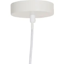 Fabrique de Styles Suspensions*Suspension en verre et fer d25x16cm écru - Atelier