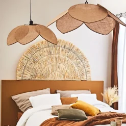 Fabrique de Styles Suspensions*Suspension japandi en jute couleur lin d70cm