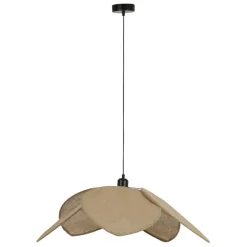 Fabrique de Styles Suspensions*Suspension japandi en jute couleur lin d70cm